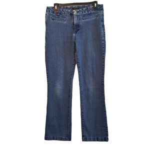 IMAN Jeans Stretchy Denim Dark Wash Size 12